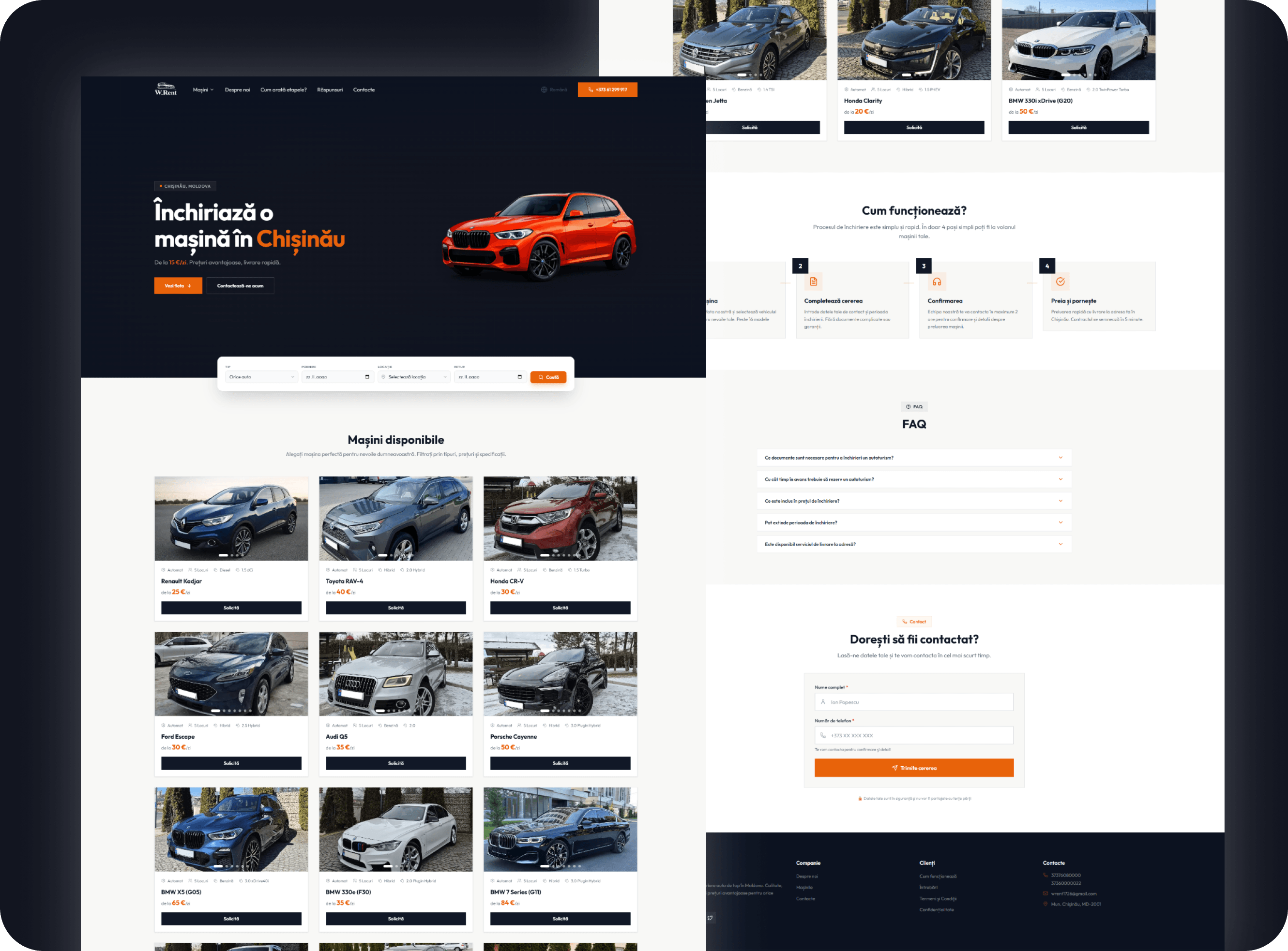 W.Rent - Chirie Auto Chișinău